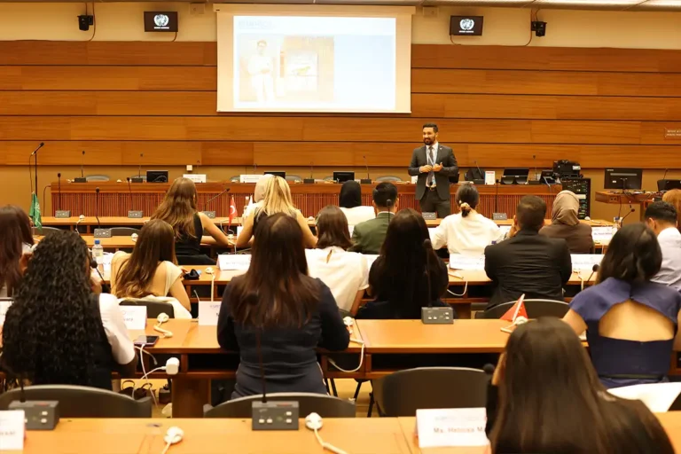 Delegates at the Global Youth Summit for Change in Geneva