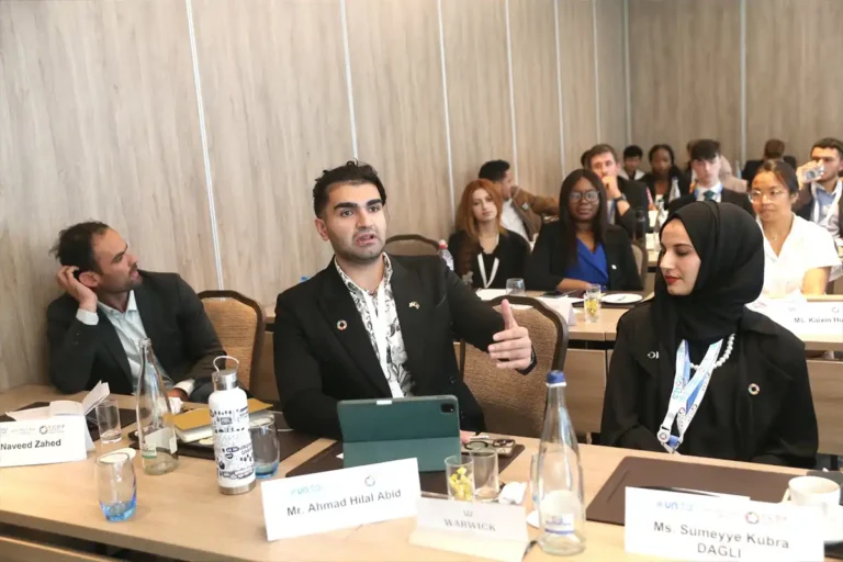Delegates at the Global Youth Summit for Change in Geneva