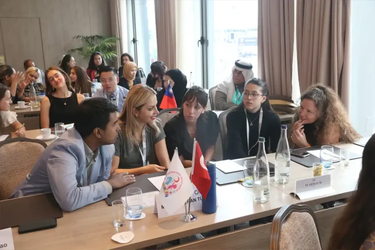 Delegates at the Global Youth Summit for Change in Geneva