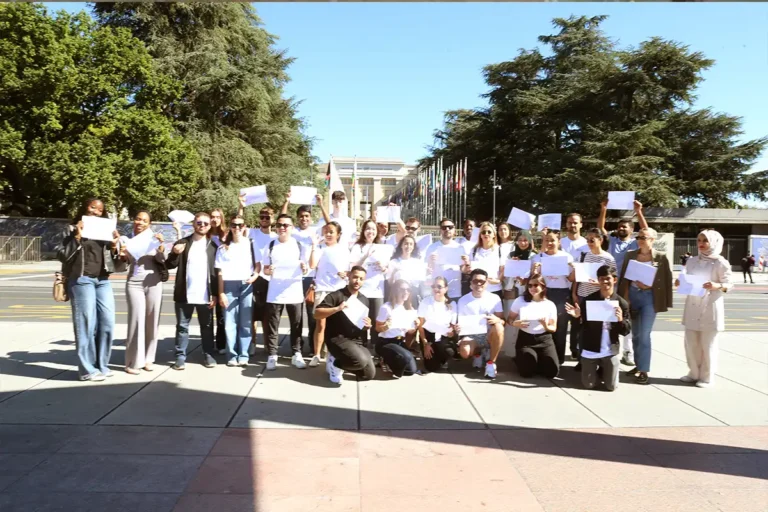 Delegates at the Global Youth Summit for Change in Geneva